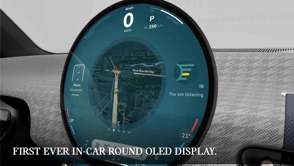 All-Electric MINI Aceman - Round Display